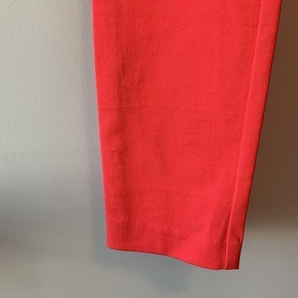 NWT GAP Skinny Ankle Mid Rise Two Way Stretch Pants Coral Size 00R - Picture 6 of 14